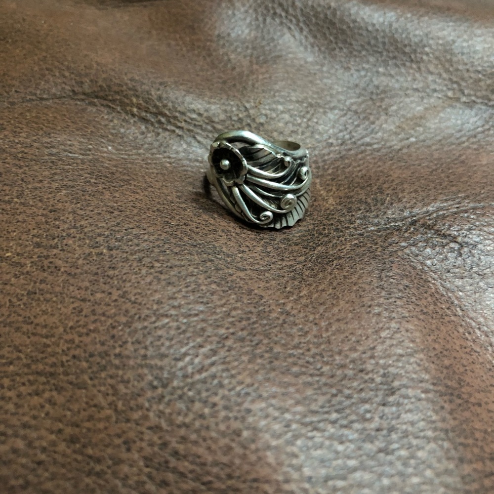 Vintage Sterling Silver Ring Sz 6